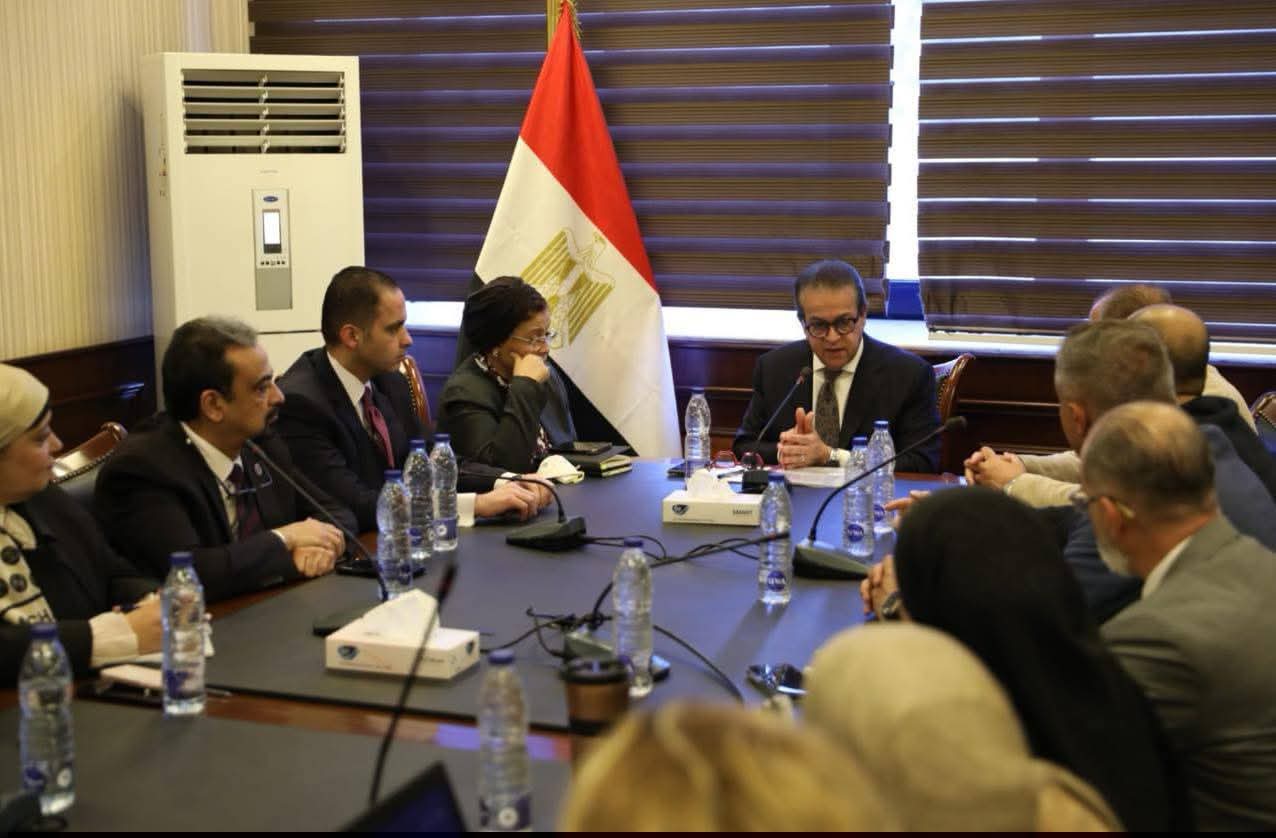 نائب رئيس مجلس الوزراء ووزير الصحة يستقبل وفد ميديا هب لبحث التعاون فى الخطه الاعلاميه للمجلس القومى للسكان